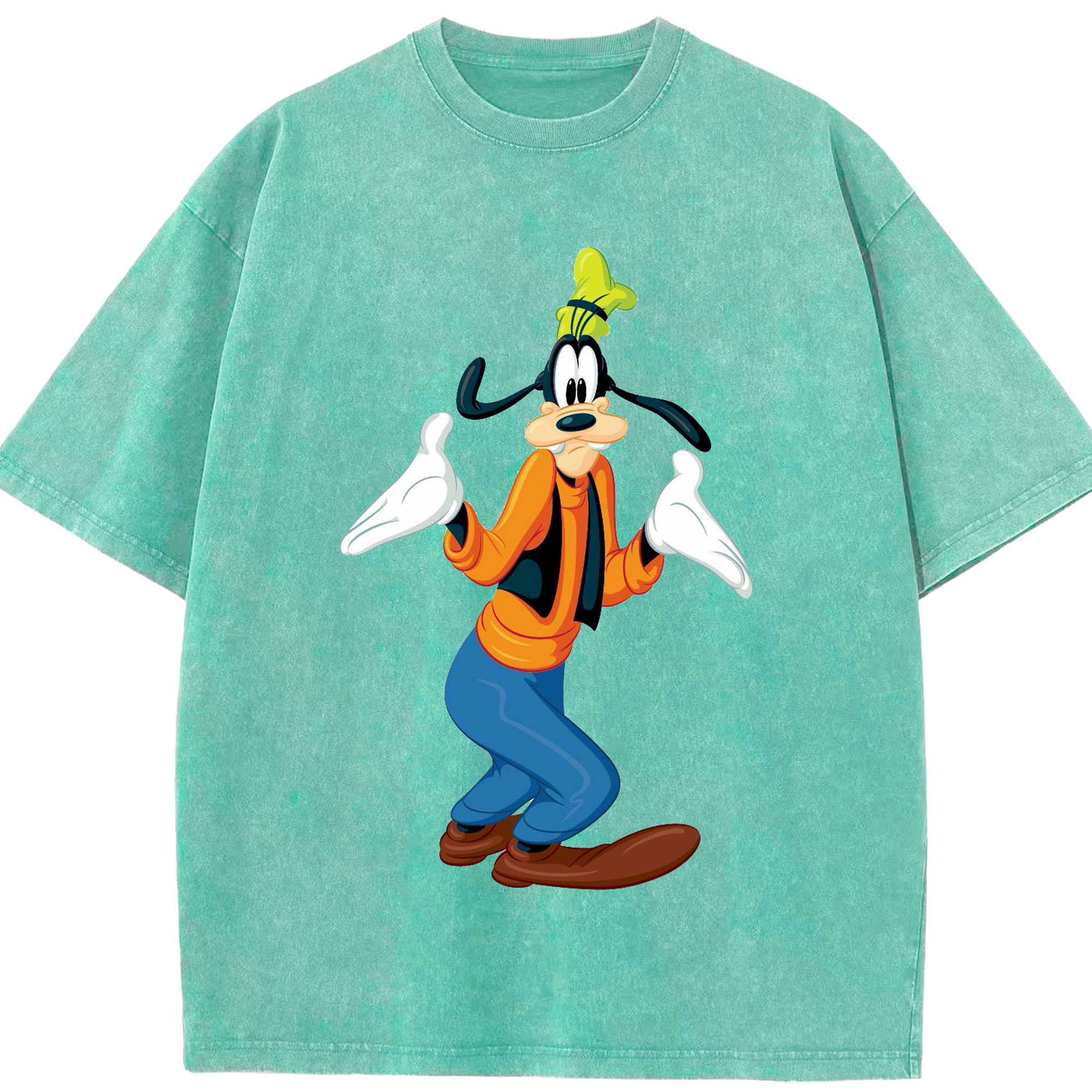 （画像用） ミッキーマウス Mickey Mouse 綿100% ヴィンテージ風 半袖Tシャツ（フロントプリント）